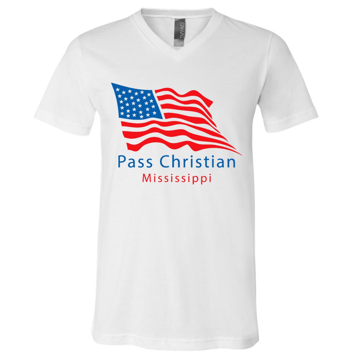 Pass Christian Mississippi V-Neck T-Shirt