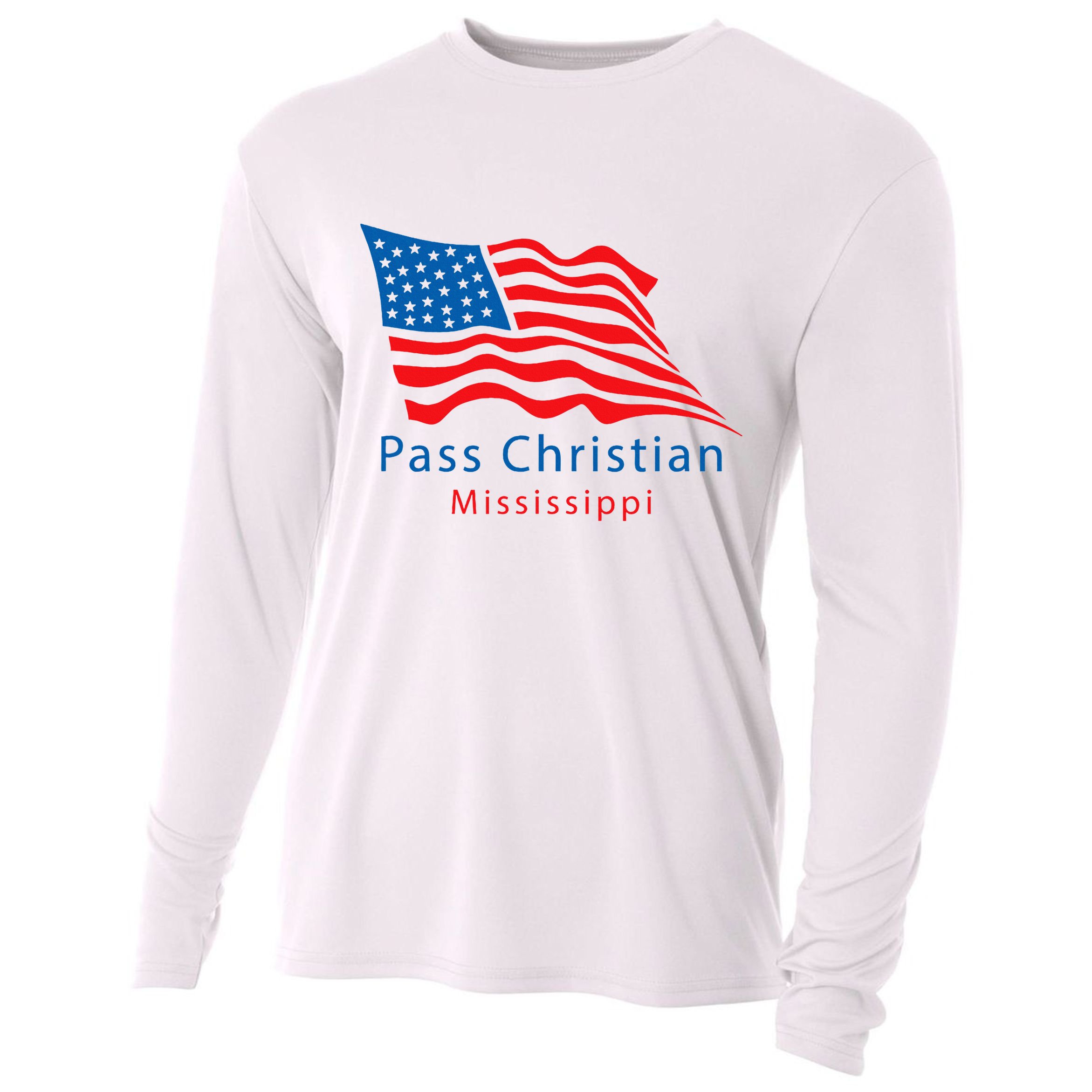 Pass Christian Mississippi Cooling Performance Long Sleeve Crew