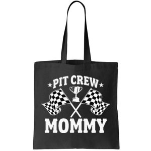 Pit Crew Mommy Mother Race Car Birthday Party Tote Bag