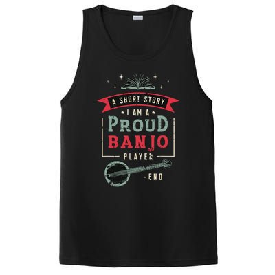 Proud Country Music Lover Banjo Player PosiCharge Competitor Tank