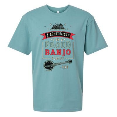 Proud Country Music Lover Banjo Player Sueded Cloud Jersey T-Shirt