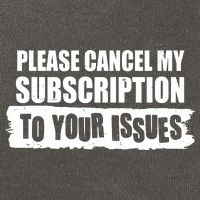 Please Cancel My Subscription To Your Issues Cotton Canvas Backpack
