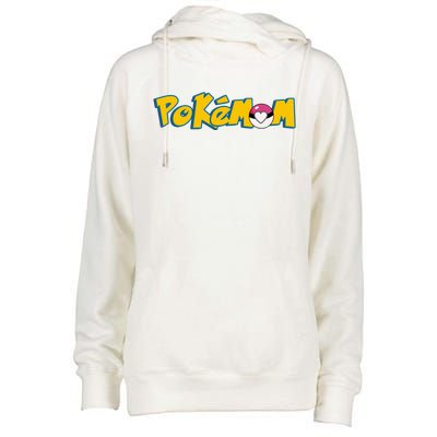 Pokemom Cute Mom Gift Womens Funnel Neck Pullover Hood