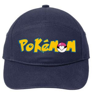 Pokemom Cute Mom Gift 7-Panel Snapback Hat