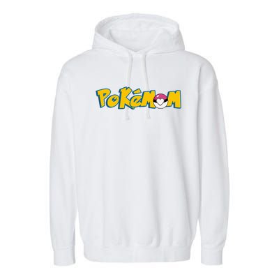 Pokemom Cute Mom Gift Garment-Dyed Fleece Hoodie