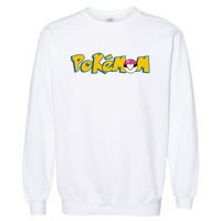 Pokemom Cute Mom Gift Garment-Dyed Sweatshirt