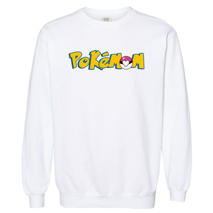 Pokemom Cute Mom Gift Garment-Dyed Sweatshirt