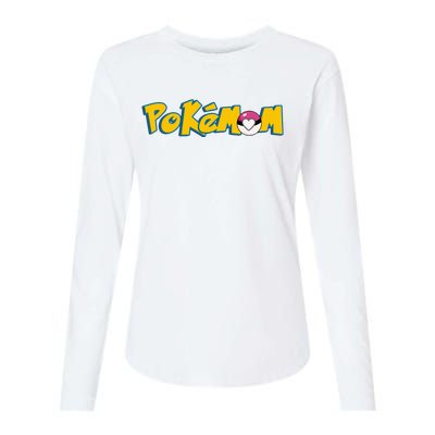 Pokemom Cute Mom Gift Womens Cotton Relaxed Long Sleeve T-Shirt