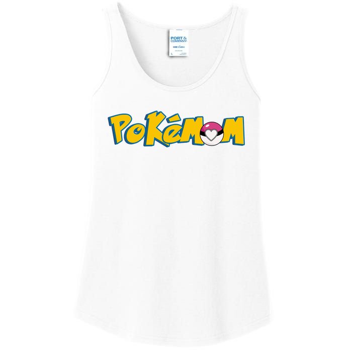 Pokemom Cute Mom Gift Ladies Essential Tank