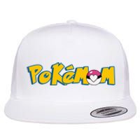 Pokemom Cute Mom Gift Flat Bill Trucker Hat