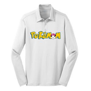 Pokemom Cute Mom Gift Silk Touch Performance Long Sleeve Polo