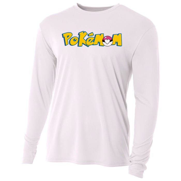 Pokemom Cute Mom Gift Cooling Performance Long Sleeve Crew