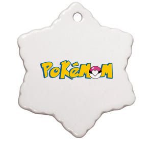 Pokemom Cute Mom Gift Ceramic Star Ornament