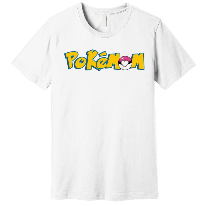 Pokemom Cute Mom Gift Premium T-Shirt