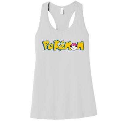 Pokemom Cute Mom Gift Women's Racerback Tank