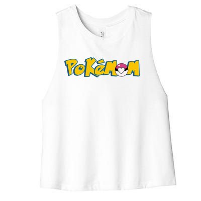 Pokemom Cute Mom Gift Women's Racerback Cropped Tank