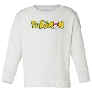 Pokemom Cute Mom Gift Toddler Long Sleeve Shirt