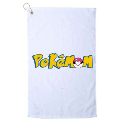 Pokemom Cute Mom Gift Platinum Collection Golf Towel