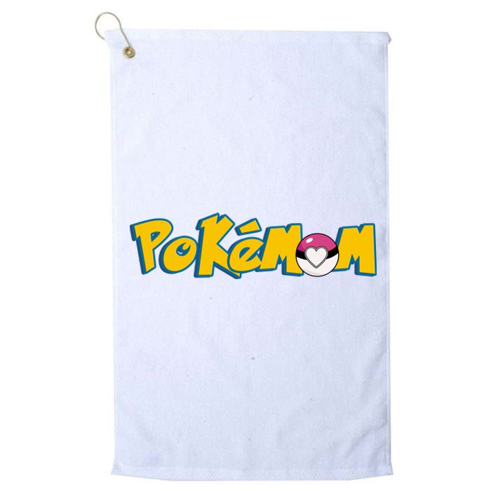 Pokemom Cute Mom Gift Platinum Collection Golf Towel