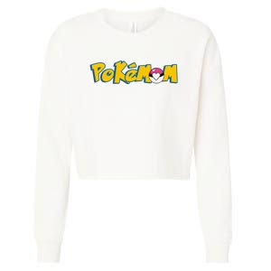 Pokemom Cute Mom Gift Cropped Pullover Crew