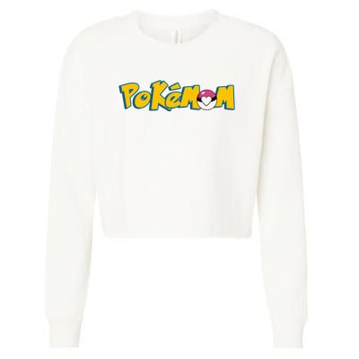 Pokemom Cute Mom Gift Cropped Pullover Crew