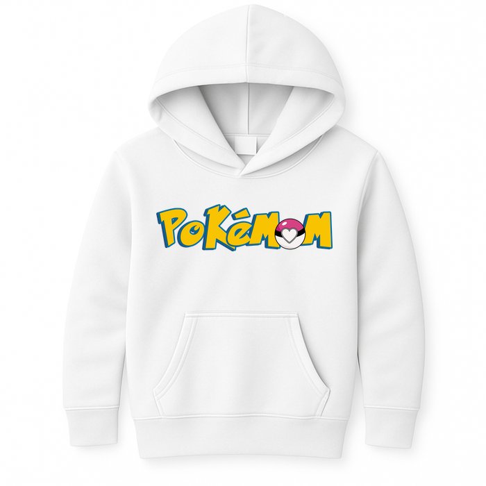 Pokemom Cute Mom Gift Kids Hoodie