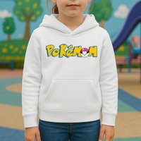 Pokemom Cute Mom Gift Kids Hoodie