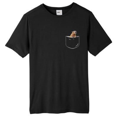 Pocket Capybara Meaningful Gift Funny Capybara In Pocket Gift Tall Fusion ChromaSoft Performance T-Shirt