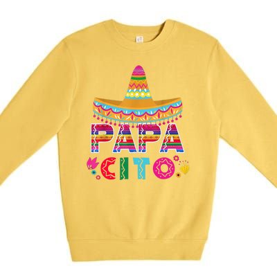 Papa Cito Mexican Cinco De Mayo Premium Crewneck Sweatshirt