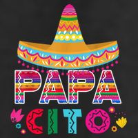 Papa Cito Mexican Cinco De Mayo 7 Panel Mesh Trucker Snapback Hat