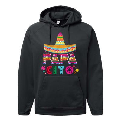 Papa Cito Mexican Cinco De Mayo Performance Fleece Hoodie