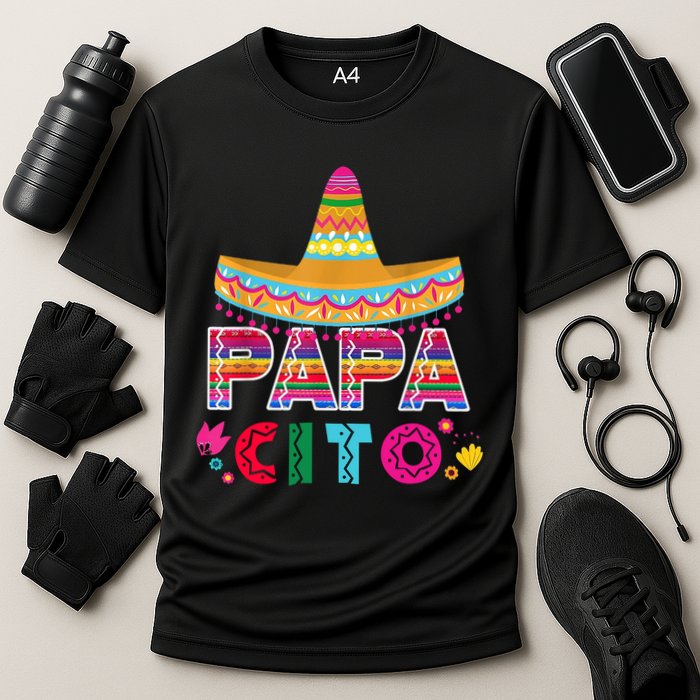 Papa Cito Mexican Cinco De Mayo Cooling Performance Crew T-Shirt