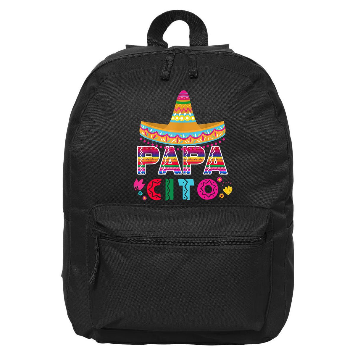 Papa Cito Mexican Cinco De Mayo 16 in Basic Backpack