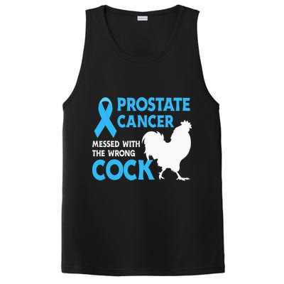 Prostate Cancer Messed With The Wrong Cock Cancer Awareness PosiCharge Competitor Tank