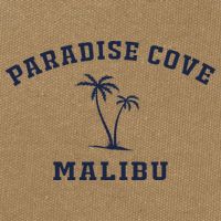 Paradise Cove Malibu Paradise Cove Beach CA California Cotton Canvas Backpack