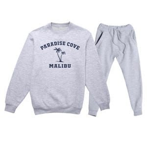 Paradise Cove Malibu Paradise Cove Beach CA California Premium Crewneck Sweatsuit Set