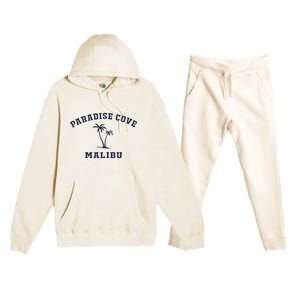 Paradise Cove Malibu Paradise Cove Beach CA California Premium Hooded Sweatsuit Set