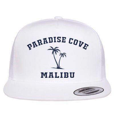 Paradise Cove Malibu Paradise Cove Beach CA California Flat Bill Trucker Hat