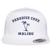 Paradise Cove Malibu Paradise Cove Beach CA California Flat Bill Trucker Hat