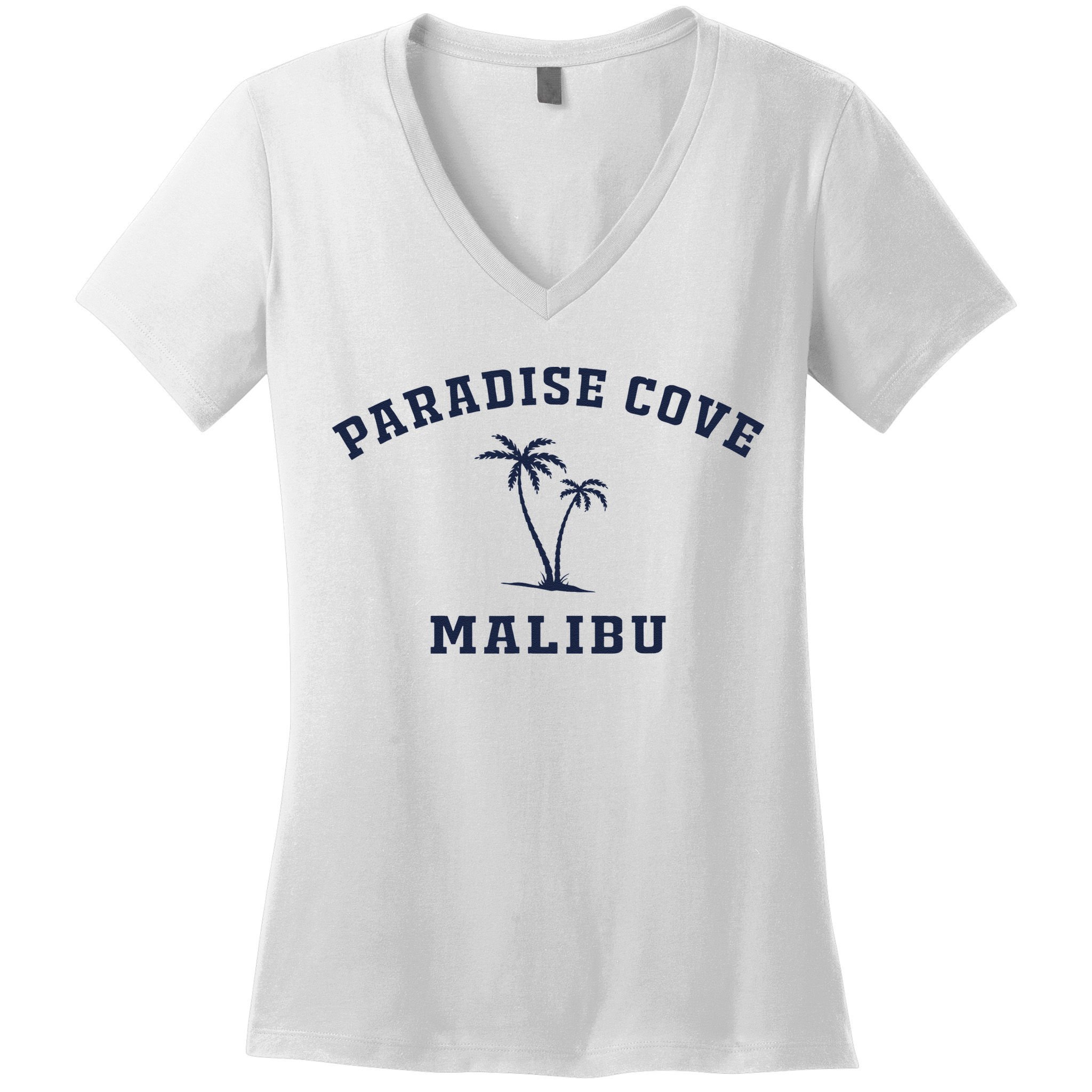 Paradise Cove Malibu Paradise Cove Beach CA California Women's V-Neck T-Shirt