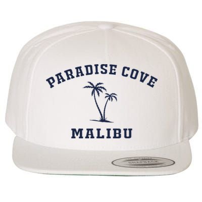 Paradise Cove Malibu Paradise Cove Beach CA California Wool Snapback Cap