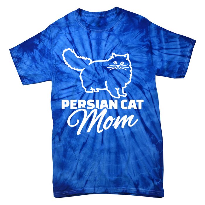 Persian Cat Mom Gift Tie-Dye T-Shirt