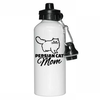 Persian Cat Mom Gift Aluminum Water Bottle 