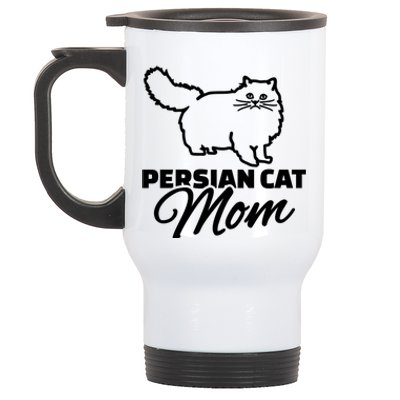 Persian Cat Mom Gift Stainless Steel Travel Mug