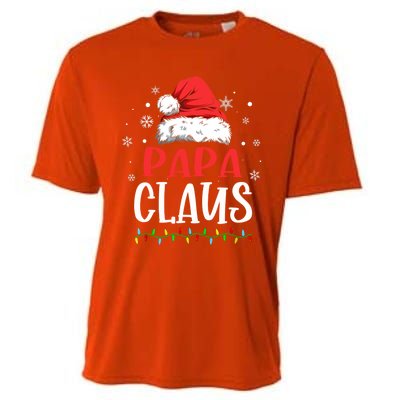 Papa Claus Matching Family Christmas Pajama Gift Cooling Performance Crew T-Shirt