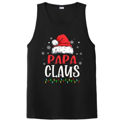 Papa Claus Matching Family Christmas Pajama Gift PosiCharge Competitor Tank