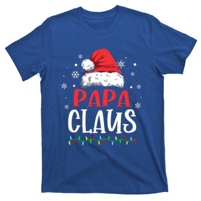 Papa Claus Matching Family Christmas Pajama Gift T-Shirt