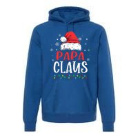 Papa Claus Matching Family Christmas Pajama Gift Premium Hoodie