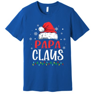 Papa Claus Matching Family Christmas Pajama Gift Premium T-Shirt