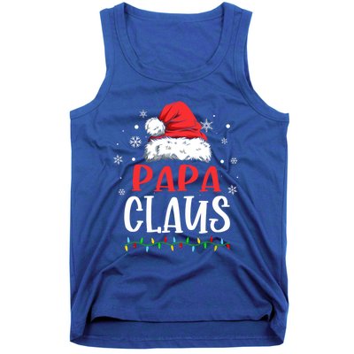 Papa Claus Matching Family Christmas Pajama Gift Tank Top